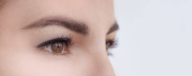 istock girl eyes beautiful eyelashes closeup 1337041823