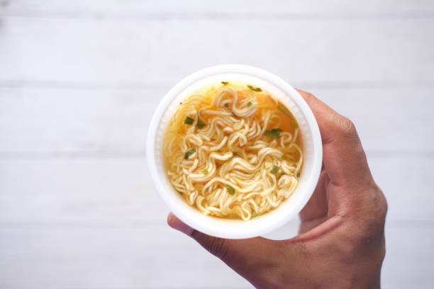 istock cooking noodles instant top view. 1337050891