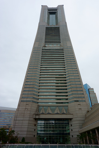 Kanagawa Prefecture Japan - Sept 13, 2019: Landmark Tower. Yokohama