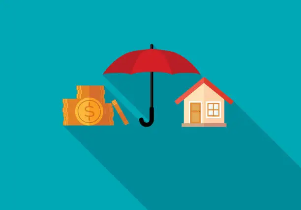 Vector illustration of House Insurance