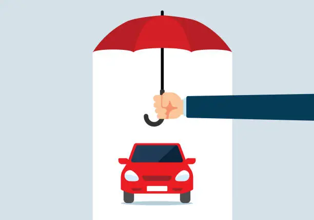Vector illustration of Car Insurance