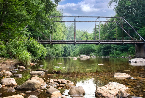 istock Blue Skies over the Pigeon River 1337068698