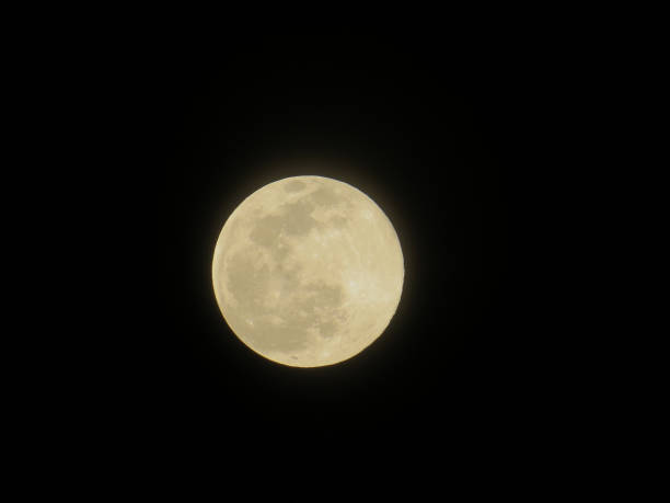 istock Full Moon in near plan 1337073305