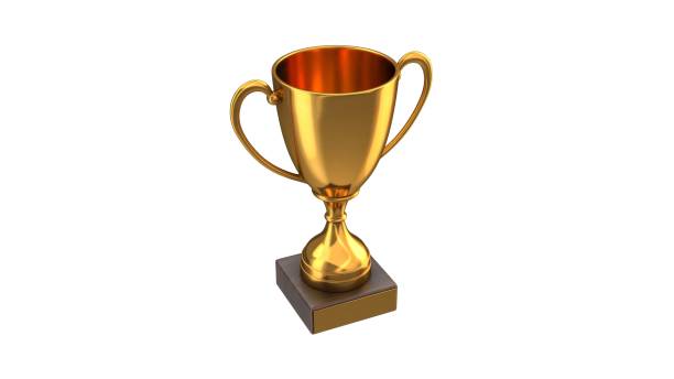 istock 3D render of Gold Trophy Cup isolated on white 1337074376