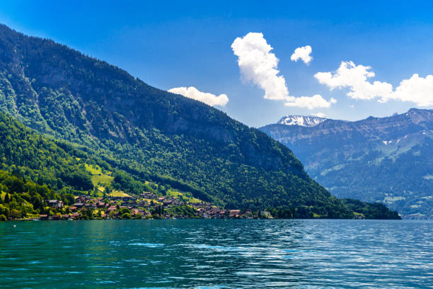 istock Clear transparent azure Lake Thun, Thunersee, Bern, Switzerland 1337076888