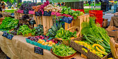 Farmer's market produce stand