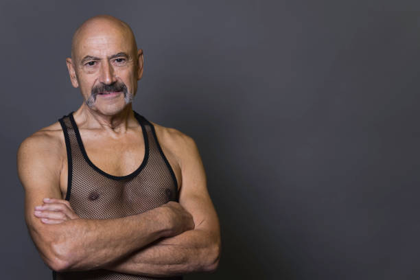 istock Bald man in his seventies 1337085223