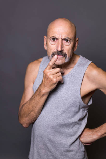 istock Gay senior man looking worried 1337086172