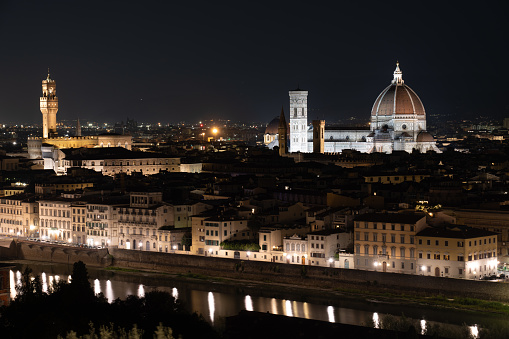 Piazzale Michelangelo Night view in Florence