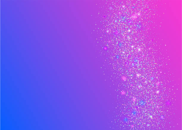 istock Iridescent Texture. Retro Realistic Serpentine. Cristal Sparkles. Luxury Art. Webpunk Foil. Violet Shiny Tinsel. Party Prism. Glitch Background. Purple Iridescent Texture 1337101150