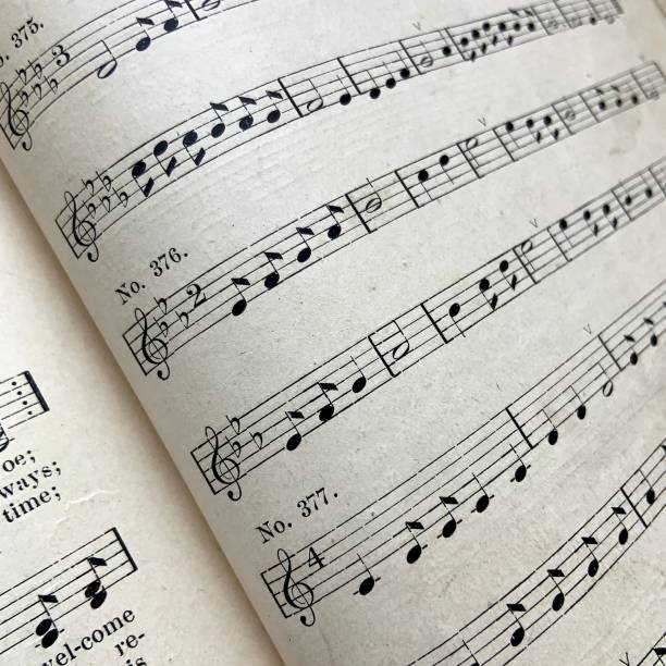 istock 19th Century Music Book for Vocal Students 1337101712