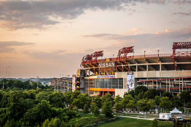 nissan stadium w mieście nashville - coliseum zdjęcia i obrazy z banku zdjęć