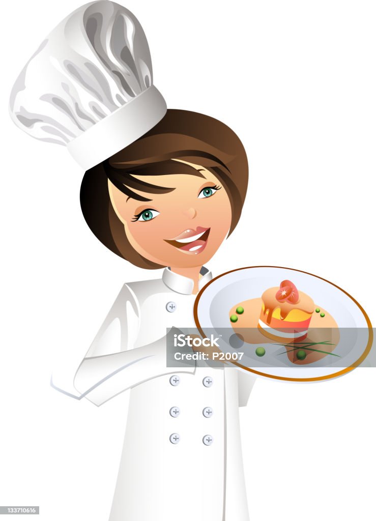 O Chef - Vetor de Adulto royalty-free