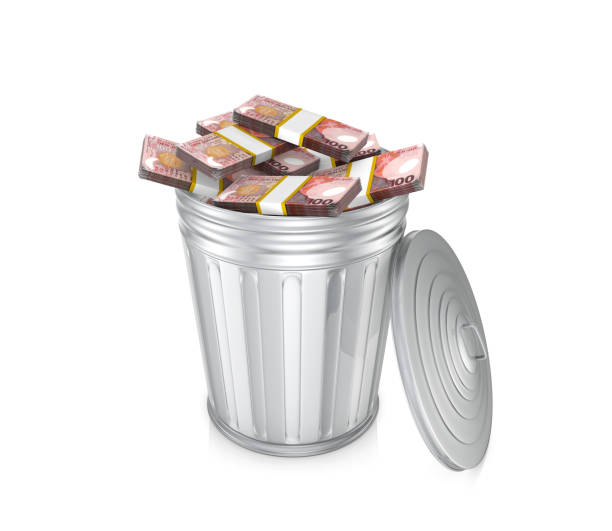 istock New Zealand Dollar money garbage trash 1337106908