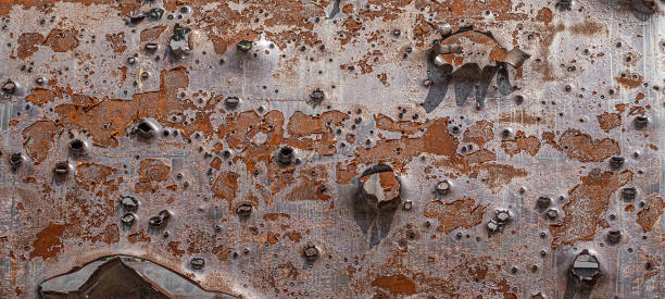 Free Stock Photo of Rusted Metal Structure With Holes and Rivets ...
