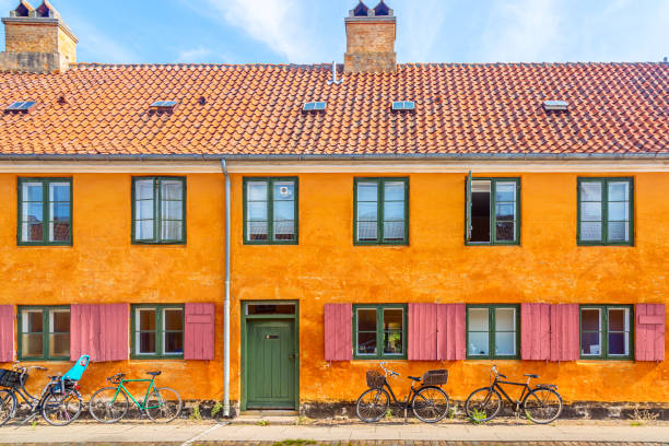 Colorful houses in Copenhagen