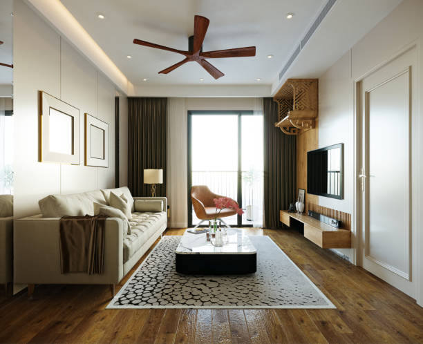 istock 3d render of modern living room 1337112179
