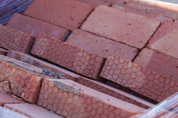 istock Bricks at the wholesale base of a building store. 1337118194