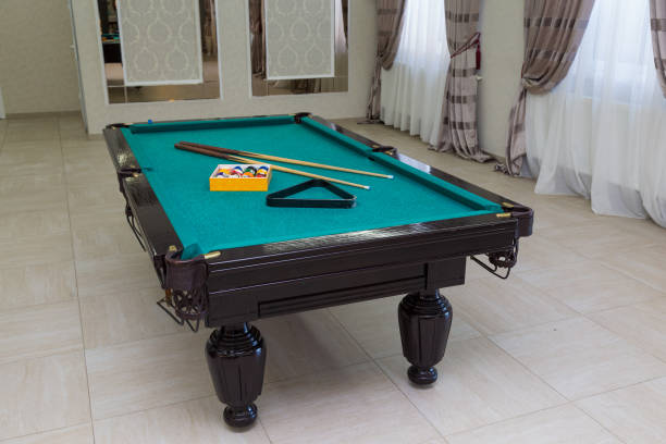 istock Billiard table in the bar Abstract illustrative background 1337126384