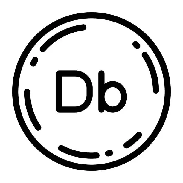 Vector illustration of Dobra coin icon vector illustration