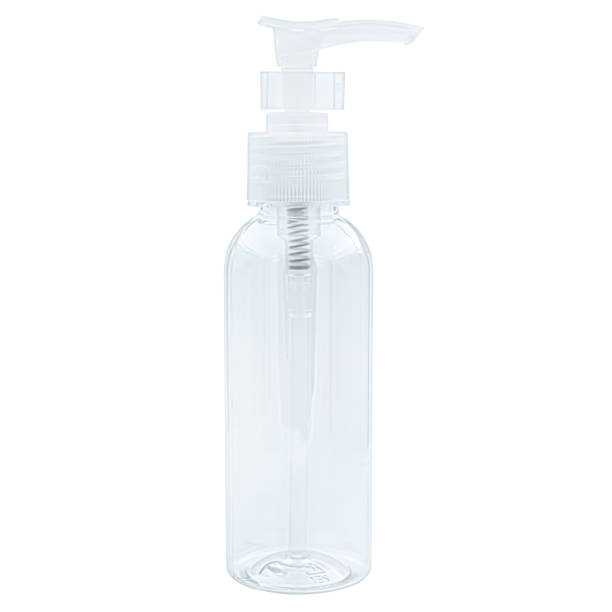 istock Travel Toiletries Transparent Clear Plastic on white background 1337139005