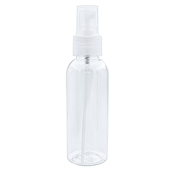 istock Travel Toiletries Transparent Clear Plastic on white background 1337139008