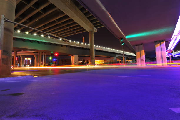 istock Bridge, the city at night 1337141185