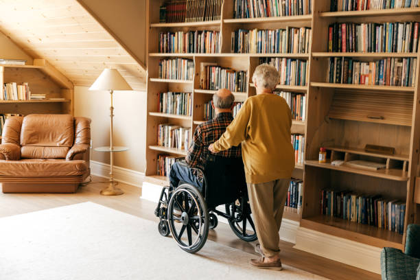 istock Visiting a loved one in a nursing home or assisted living facility 1337143539
