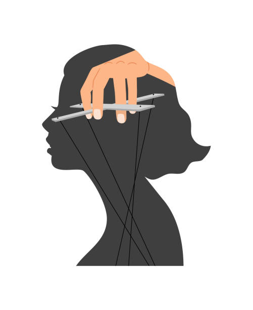 istock Woman mind control. Female self discipline, negative emotions control, problems boundaries, girl mental health concept, head inside disciplining 1337158058
