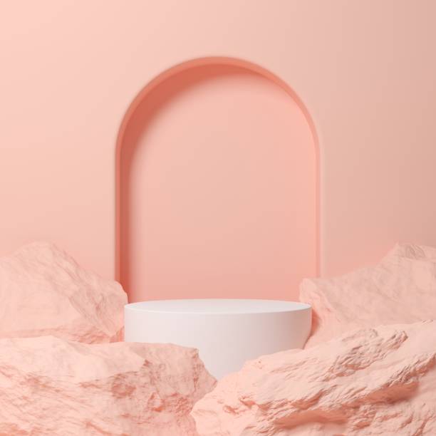 istock Abstract background. mock up scene for product display. 3d render 1337163762