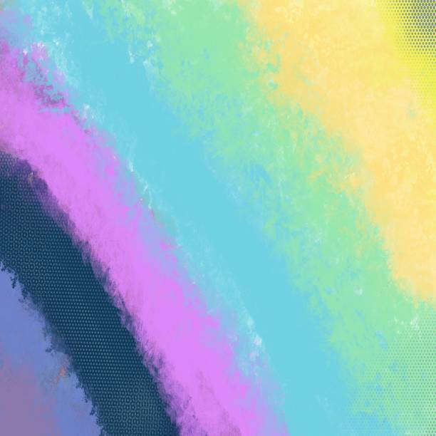 istock Hand painted. Abstract splash paint background. Colorful overlay creative textured background for poster, banner, cards, scrapbook. Square Templates. 1337167318