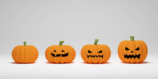 istock Collection of pumpkin different shapes isolated on white background 1337174622