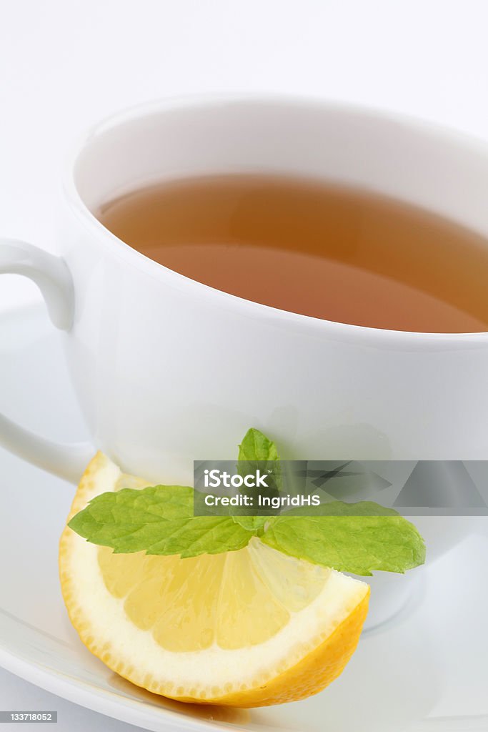 Tè alla menta e limone - Foto stock royalty-free di Alimentazione sana