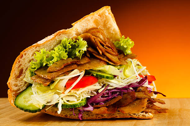 istock Pita - grilled meat and vegetables 133719056