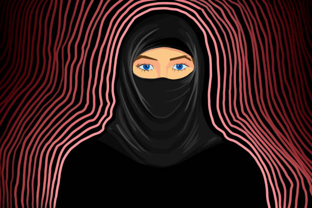 Niqab Cartoon Stock Photos, Pictures & Royalty-Free Images - iStock