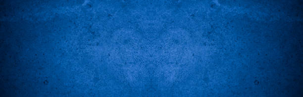 istock Old wall pattern texture cement blue dark abstract  blue color design are light with black gradient background. 1337191440