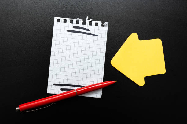 istock Thinking New Bright Ideas, Renewing Creativity Inspiration, Fresh Opportunity, Working Environment, Brainstorm Plans, Writing Note Concept,Office Collections Notebook Pen 1337192689