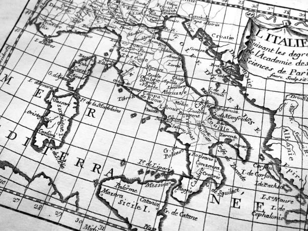 istock Antique world map, Italy. 1337197050