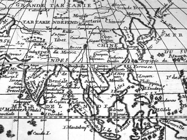 istock Antique world map,Asia. 1337197179
