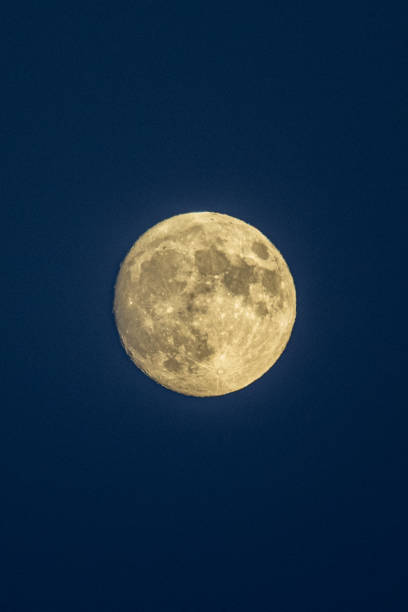 istock A full moon is the lunar phase that occurs when the Moon is completely illuminated as seen from Earth. 1337206740