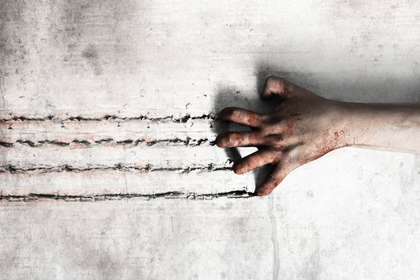 istock Scary zombie hand, halloween theme 1337209392