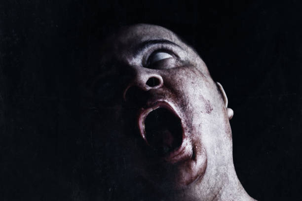 istock Scary zombie man, halloween theme 1337209394