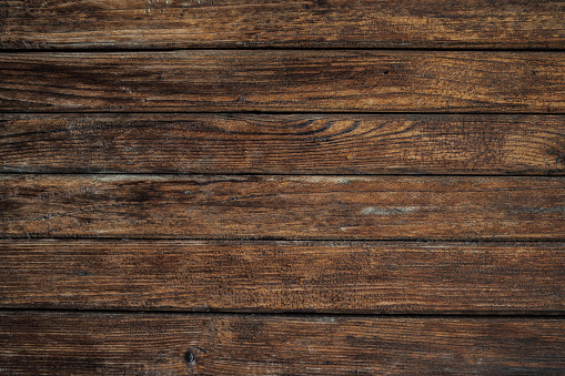 old brown rustic dark wooden boards texture - wood timber background panorama long banner