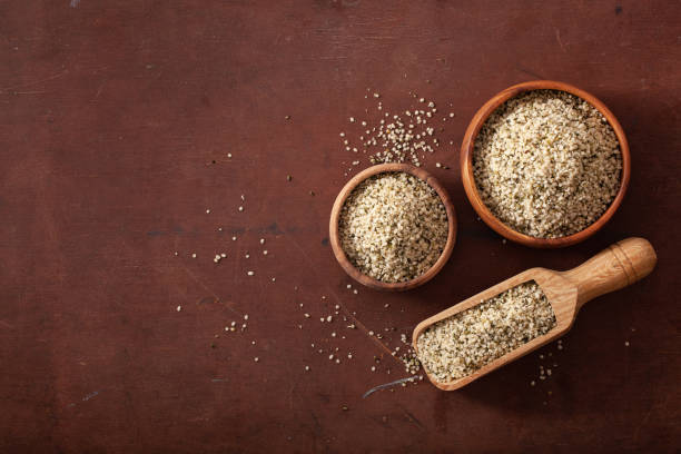 istock hulled hemp seeds, healthy superfood supplement 1337220749