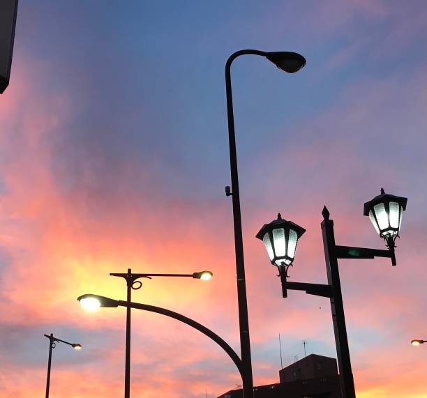 istock Beautiful sky like watercolor at dusk 1337228680