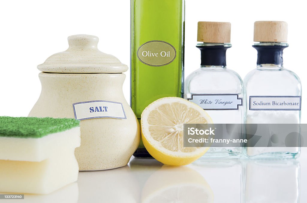Natural, no tóxico productos de limpieza; - Foto de stock de Aceite de oliva libre de derechos
