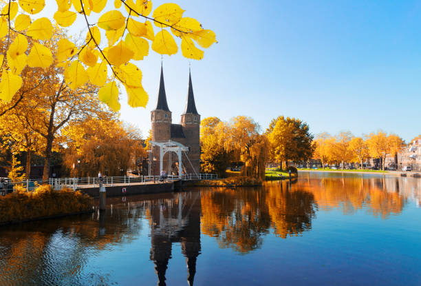 istock Oosrpoort gate in Delft, Netherlands 1337231824