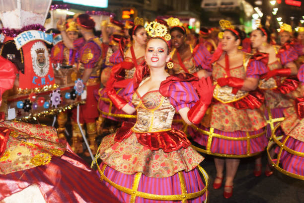 traditional celebrations in lisbon - santos populares imagens e fotografias de stock