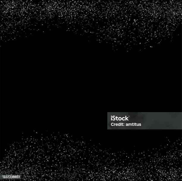 Particle Background Border Particle Wave Border Stock Illustration - Download Image Now - 3D ...