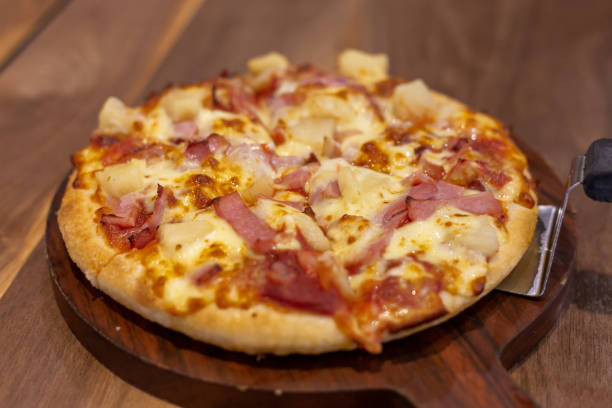 istock Pizza hawaiian and fast food restaurant. 1337241662
